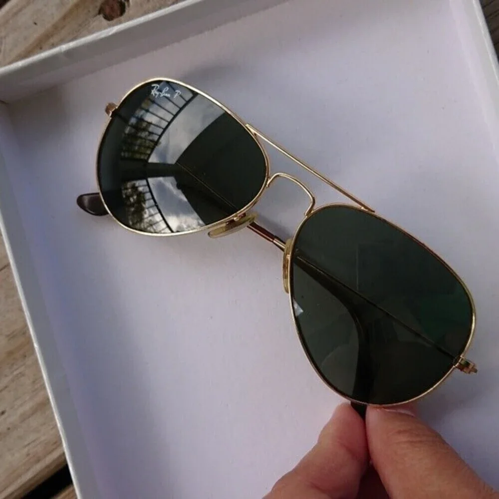 Ray-Ban RB 3025 Aviator Arista Gold 55-14-135 - FRAME ONLY